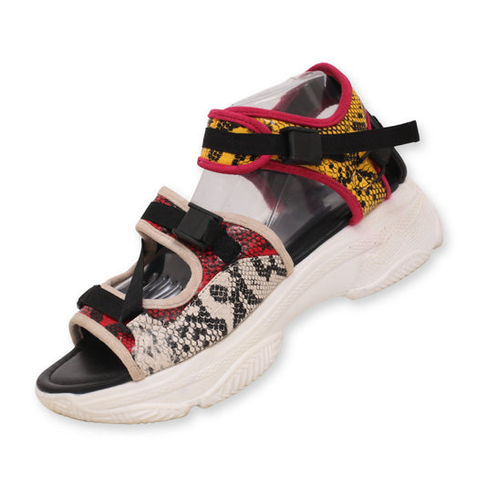 Cape Robbin Snake Print Women Sandals