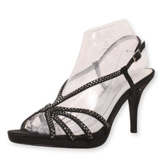 Nima Rhinestones Strappy Heels
