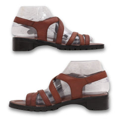 "Cross Roads" Strappy Sandals