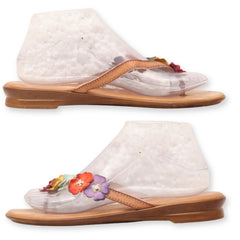 Italiana Flower Strap Slippers