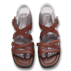 "Cross Roads" Strappy Sandals