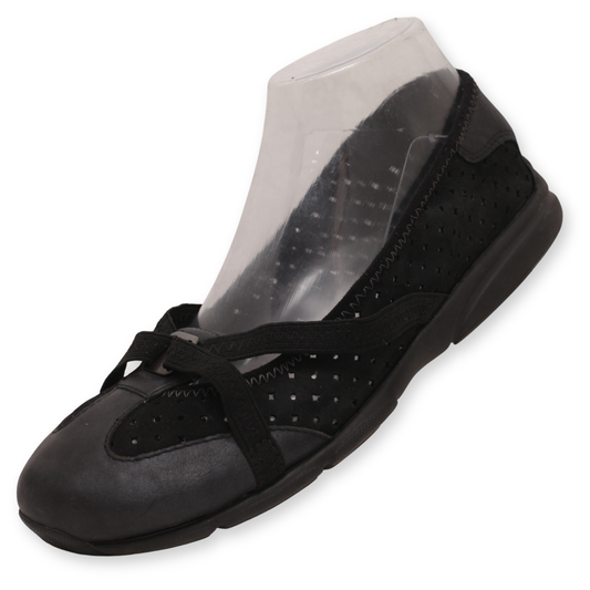 Womens Slip On Casual Ballerina Style Pump