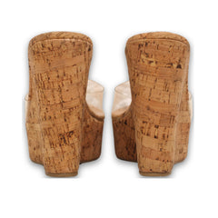 Bam Boo Transparent Wood Grain Wedges