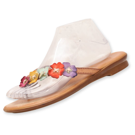 Italiana Flower Strap Slippers