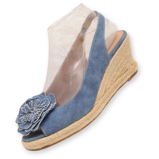 Judith Denim Women Wedge Sandal