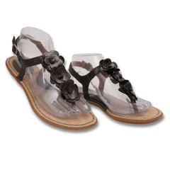 "Merona" Flower T Strap Flats