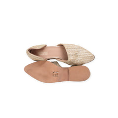 "Catherine" Woven Mule Flats