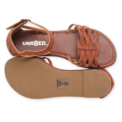 Unr8ed Ankle Strap Flats