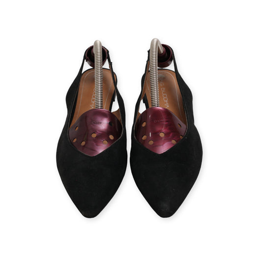 "Big Buddha" Ankle Strap Pumps