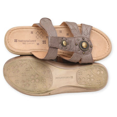 Naturalizer Flower T Strap Sandals
