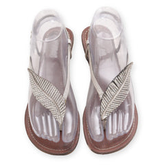 Carlos Flower Strap Flats