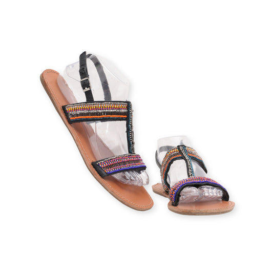 "Rampage" T Strap Flats