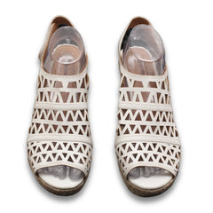 "Comfort View" Cut Out Slingback Wedge Heels