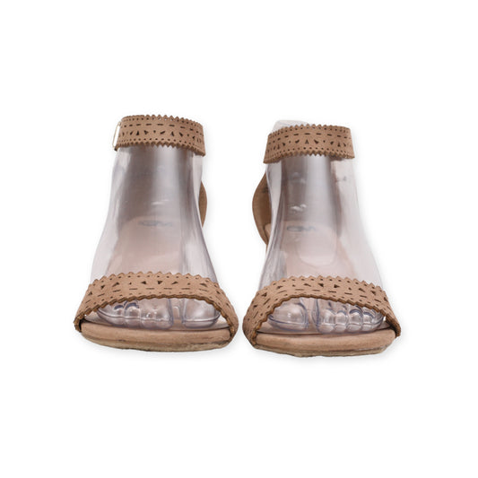 "CM" Ankle Strap Heels