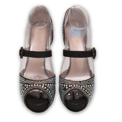 De Blossom Collection Rhinstones Stilettos Heels