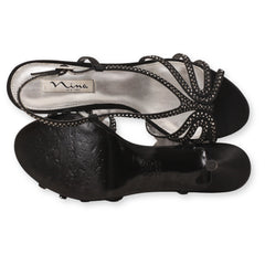 Nima Rhinestones Strappy Heels