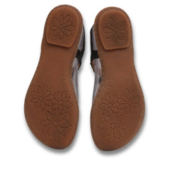 "Merona" Flower T Strap Flats