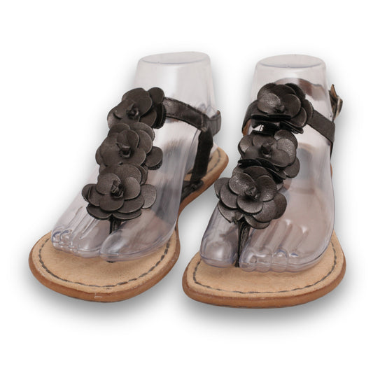 "Merona" Flower T Strap Flats