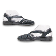 "Easy Street" Ankle Strap Flats