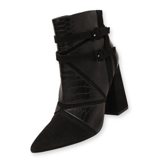JUST FAB Ankle High Boots
