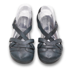 "Easy Street" Ankle Strap Flats