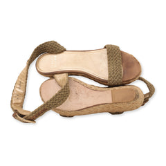 Stuart Weitzman Ankle Strap Wedge Sandals