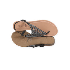 "Just be" Stylish Strap Flats