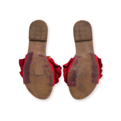 "Jolly Mix" Slid Strap Flats