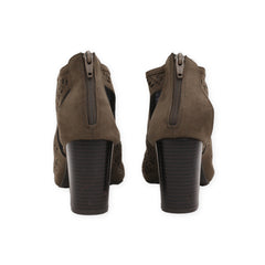 "EST 1946" Mule Style Block Heels