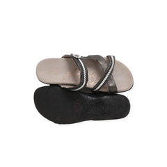 "Aetrex" Slid Strap Flats