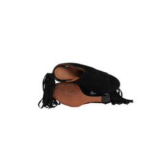 "Chloe" Ankle Strap High Wedges