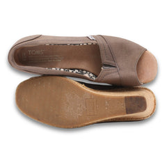 "Toms" High Wedge Heels Sandals