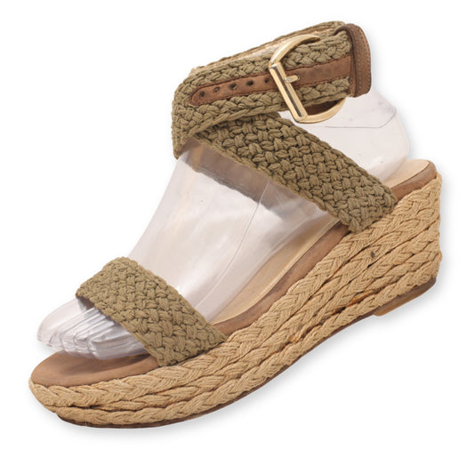 Stuart Weitzman Ankle Strap Wedge Sandals