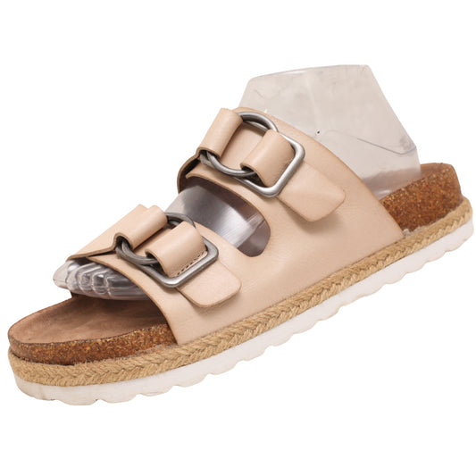 Time & Tru Buckle Strap Women Sandal