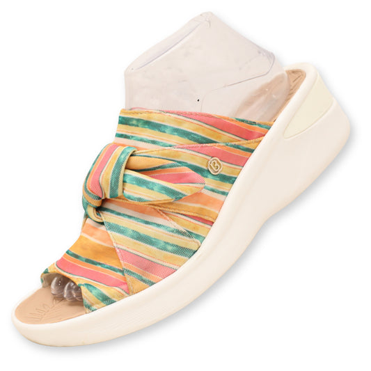 BZees Women Slide Wedge Sandal