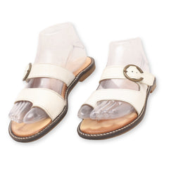 Buckle Strap Flat Slippers