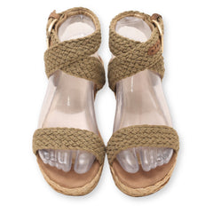 Stuart Weitzman Ankle Strap Wedge Sandals
