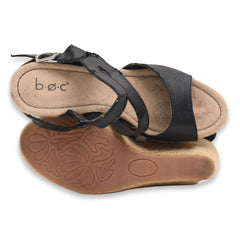 B.O.C Strappy Woven Wedges