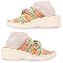 BZees Women Slide Wedge Sandal