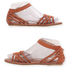 Unr8ed Ankle Strap Flats