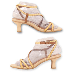 A New Day Woven Strappy Low Heels