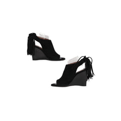 "Chloe" Ankle Strap High Wedges