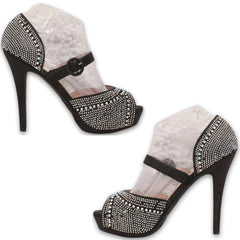 De Blossom Collection Rhinstones Stilettos Heels