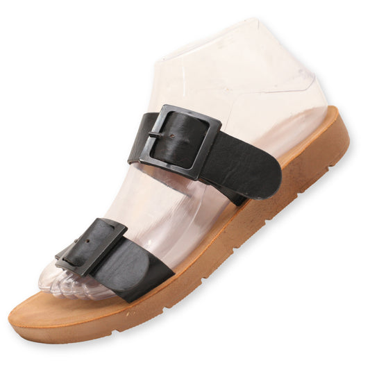 Olivia Miller Buckle Strap Slipper