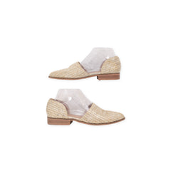 "Catherine" Woven Mule Flats