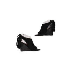 "Chloe" Ankle Strap High Wedges