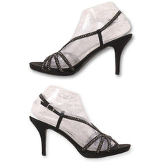 Nima Rhinestones Strappy Heels