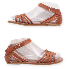 Unr8ed Ankle Strap Flats