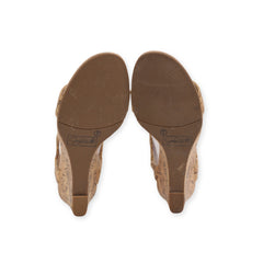 "Jaclyn Smith" T Strap Wedges