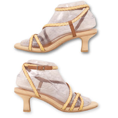 A New Day Woven Strappy Low Heels